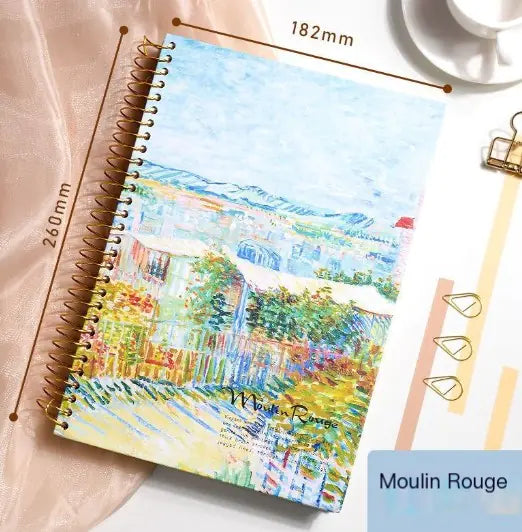 16K Coil Notebook with Sub Grid Design